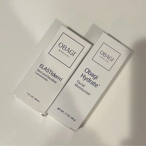 Obagi ElastiDerm Neck Serum 1.7 oz + Obagi Hydrate Facial Moisturizer 1.7 oz.